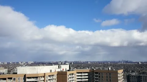 Distant view of Toronto Stock Footage 20497358