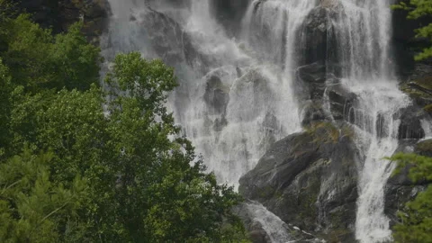 Distant Waterfall Slow Motion 動画素材 139576892