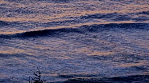 Distant waves from above Cape lookout Oregon Coast Oregon 4 Stock Footage 81648670