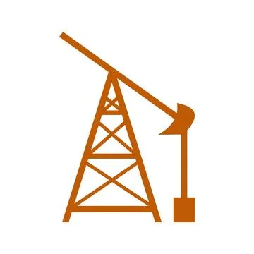Distillation Tower Industrial Vector Icon Stock Illustration