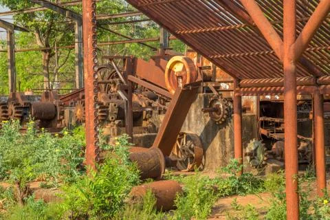Distillery abandoned Stock Photos