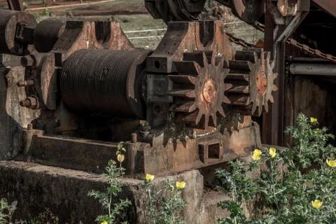 Distillery abandoned Stock Photos