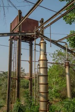 Distillery abandoned Stock Photos