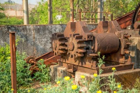Distillery abandoned Stock Photos