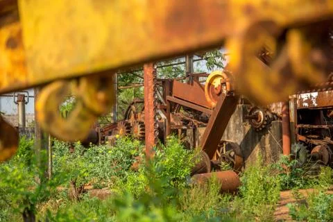 Distillery abandoned Stock Photos
