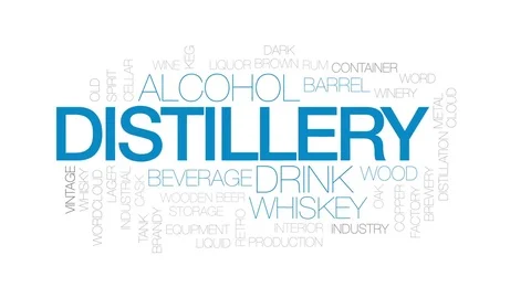Distillery animated word cloud, text des... | Stock Video | Pond5
