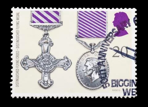 Distinguished flying medals 스톡 사진