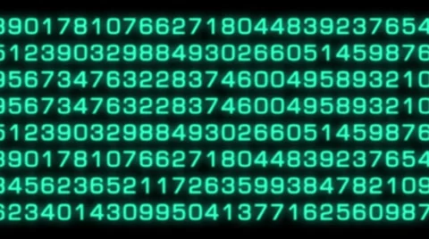 Distort of wall number Video stock 7758502