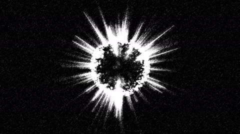 Distorted Abstract Rotating Sphere Animation - Loop Stock Footage 66269926