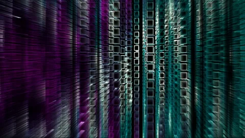Distorted background lens. 4K motion graphics. Particle Background. Stock Footage 130010293