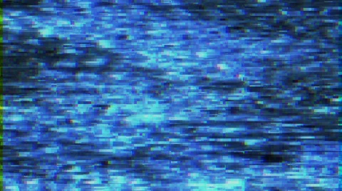 Distorted Bad tv signal malfunction Stock Footage 44006857