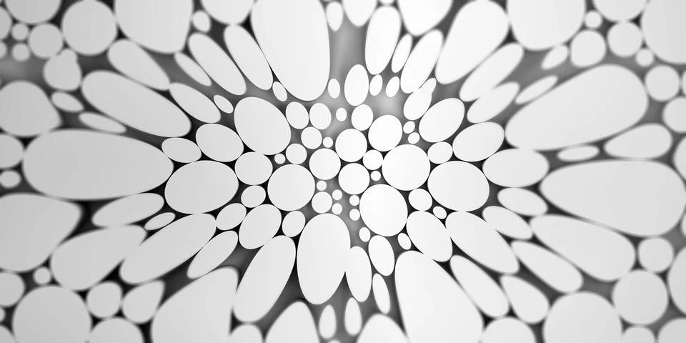 Distorted circles are distorted to the center Stock Illustration