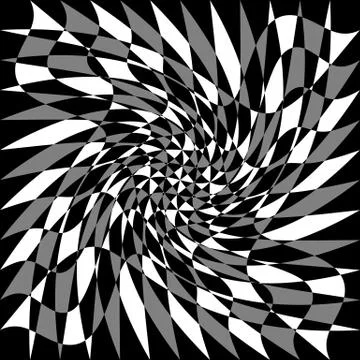 Distorted, deformed asymmetric texture. Tessellating rough, edgy shapes formi Ilustración de archivo