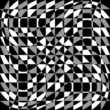 Distorted, deformed asymmetric texture. Tessellating rough, edgy shapes formi 库存插图