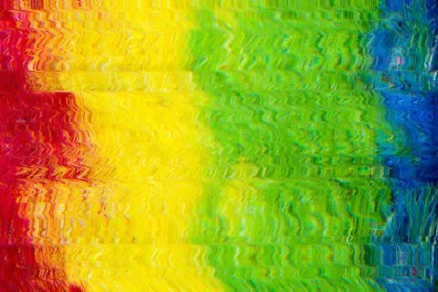 Distorted display signal error multicolor stripes Illustrazione stock