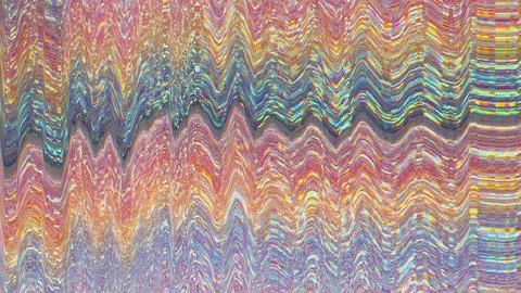 Distorted display system breakdown glitch pattern Stockillustratie