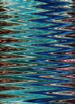 Distorted display system breakdown glitch pattern Stockfoto's