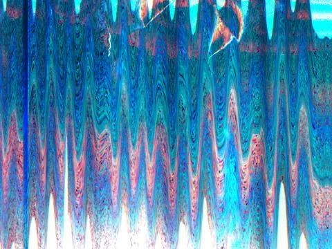 Distorted display system breakdown signal error Illustrazione stock