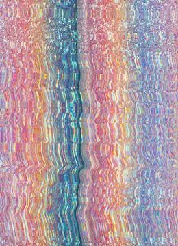 Distorted display system breakdown signal error Stock Photos