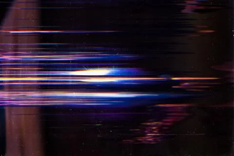 Distorted display technology breakdown flash flare 写真素材