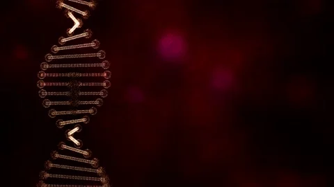 Distorted dna replica on a dark red textured background. Stock Footage 131101732