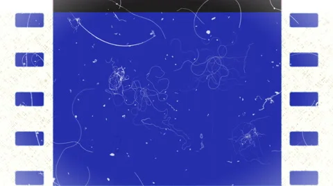 Distorted Fast Rolling Filmstrip Background with Scratches Stock Footage 65726276