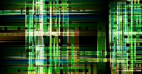 Distorted Glitch Art Loop: Experimental Visuals for Creative Minds Stock Footage 291591758