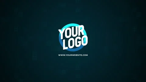 Distorted Glitch Logo Animation Stock After Effects