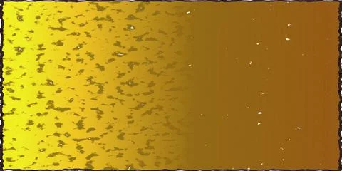 Distorted gold metallic texture, Grunge golden background, Yellow ochre patte 스톡 일러스트