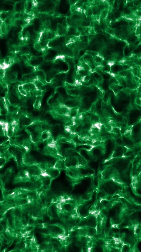 Distorted Green Lava or Virus vertical Animation with Erratic Flow Pattern Stock Footage 291194783