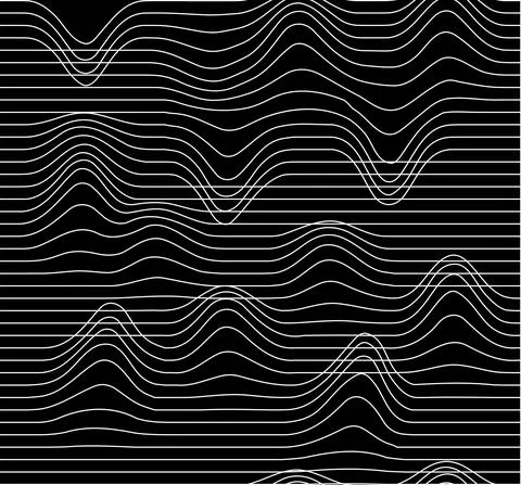 Distorted grid seamless pattern. Glitch. Retrowave, synthwave, vaporwave Stock Illustration