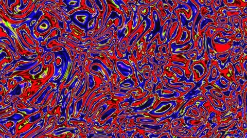 Distorted Hallucination Style Waves Art 動画素材 240325769
