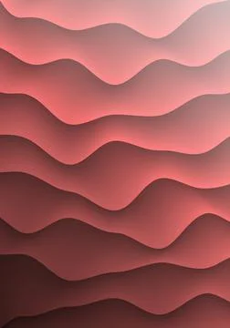 Distorted Layered Structure Dark Orange Vertical Abstract Background 库存插图