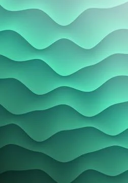 Distorted Layered Structure Green Vertical Abstract Background イラスト素材