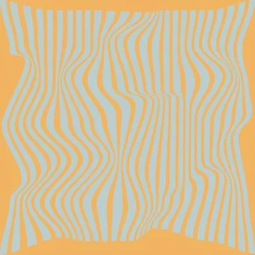 Distorted lines. Optical illusion pattern. Optical art wallpaper. Horizontal Stock Illustration