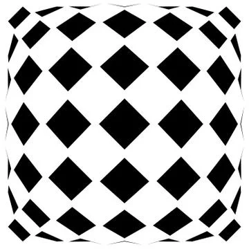 Distorted mesh, grid geometric element. Irregular mosaic visual element Stock Illustration