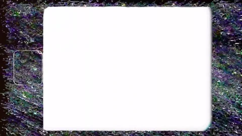 Distorted old TV screen with visual noise, digital corruption, and flickering Stock Footage 317308133