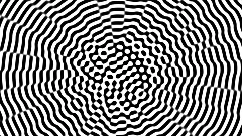 Distorted Overlapped Rings Additive Masking Stock Footage 140907205