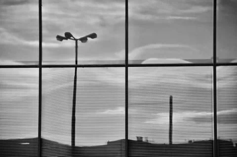 Distorted reflections Stock-Fotos