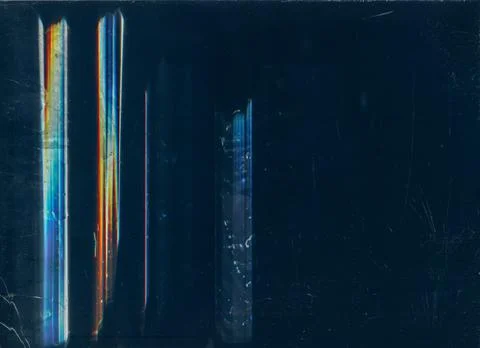 Distorted screen signal error dot pixel pattern Foto stock