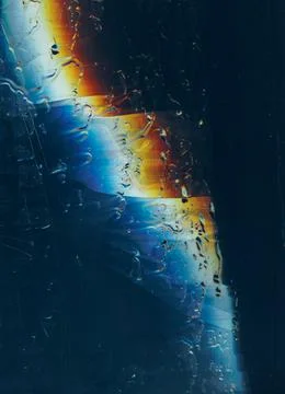 Distorted screen system damage blue glare effect Foto stock