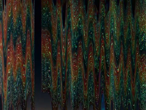 Distorted screen system damage glitch effect Illustrazione stock