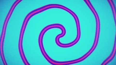 Distorted spiral lines that rotate  Stock Footage 296004721
