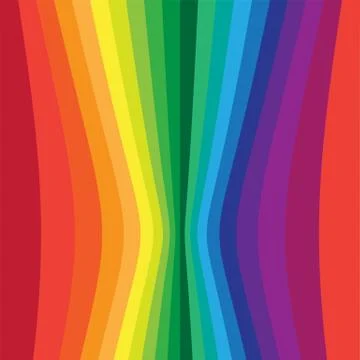 Distorted vertical colorful stripes Stock-Illustration