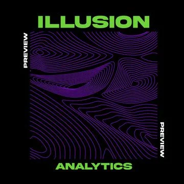 Distorted wave with slogan Vector design Stock Illustration