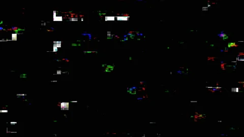Distortion background digital glitch. Good for compositing gritty glitchy style Stock Footage 108567609