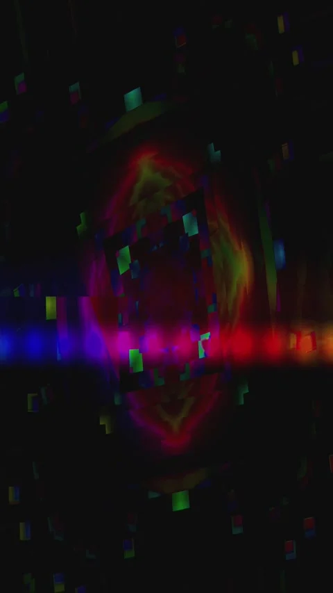 Distortion Effect Wave Loop Vertical Stock Footage 331078634