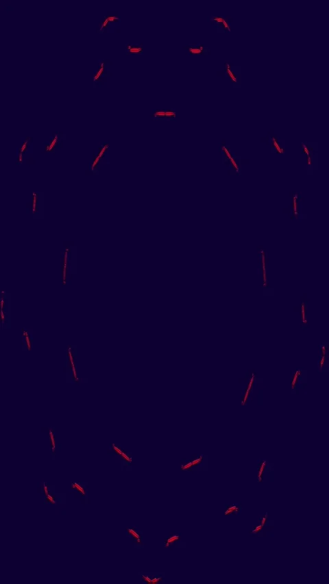 Distortion Effect Wave Loop Vertical Stock Footage 331097360