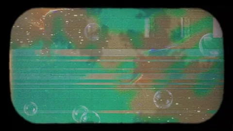 Distortion Grain Overlay Glitch FX Stock Footage 322609001