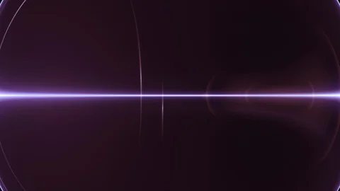 Distortion horizontal moving lights optical lens flares shiny bokeh animation Stock Footage 85661639